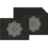 Set de table en vinyle 40 x 30 cm (Lot de 6)