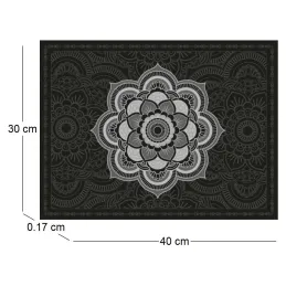 Set de table en vinyle 40 x 30 cm (Lot de 6)
