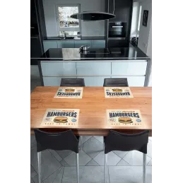 Set de table en vinyle 40 x 30 cm (Lot de 6)