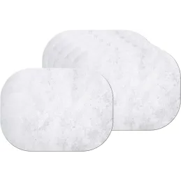 Set de table bords arrondis effet marbre 45 x 33 cm (Lot de 6)