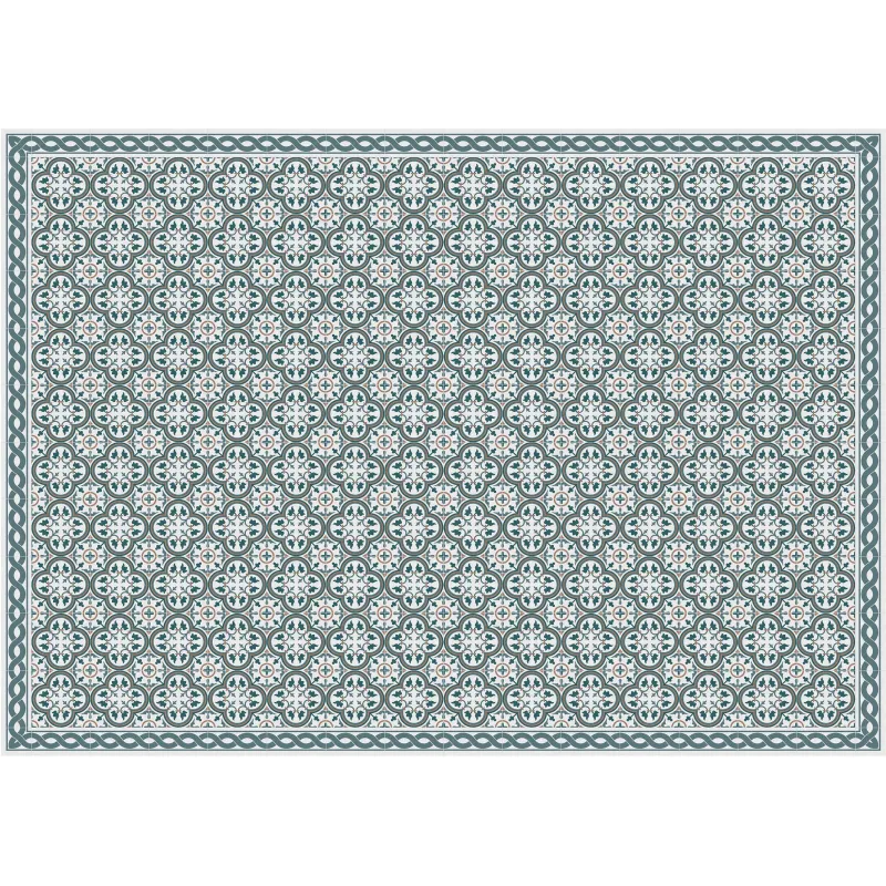 Tapis intérieur extérieur en vinyle carreaux portuguais