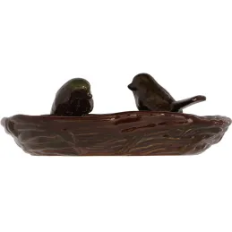 Bain oiseau en grès Nature