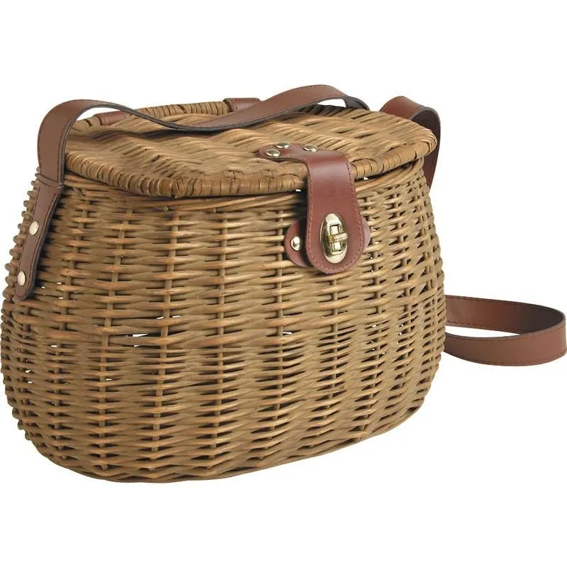 Panier peche en osier