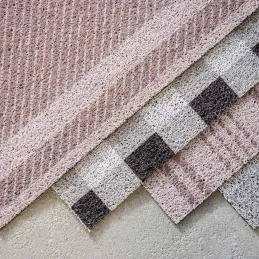 Tapis dessous de paillasson à motifs