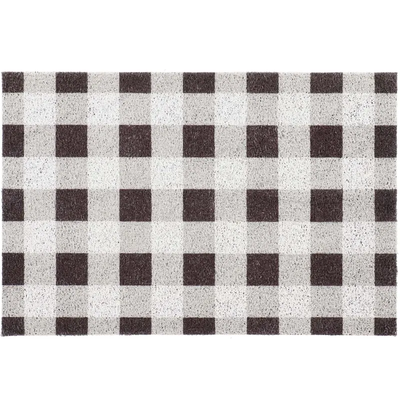 Tapis dessous de paillasson à motifs