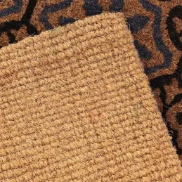 Paillasson en fibres de coco à motifs 75 x 45 cm