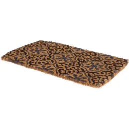 Paillasson en fibres de coco à motifs 75 x 45 cm