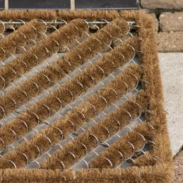 Paillasson spirale en fibres de coco