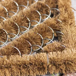 Paillasson spirale en fibres de coco