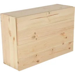 Table murale rabattable en bois avec étagères