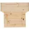 Table murale rabattable en bois avec étagères