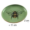 Vide-poche en métal Abeille 11 cm