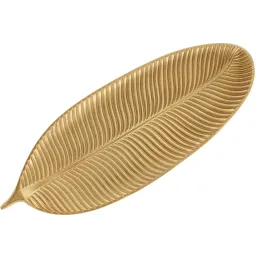 Vide poche déco feuille 60 x 23 cm