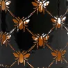 Lanterne ronde ajourée en métal Abeille