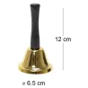 Clochette classique Or 6.5 x 12 cm