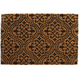 Paillasson en fibres de coco Arabesques 60 x 40 cm modèle aléatoire