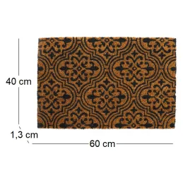 Paillasson en fibres de coco Arabesques 60 x 40 cm modèle aléatoire