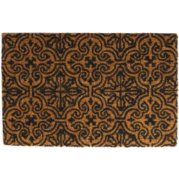 Paillasson en fibres de coco Arabesques 60 x 40 cm modèle aléatoire