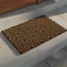 Paillasson en fibres de coco Arabesques 60 x 40 cm modèle aléatoire