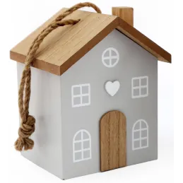 Bloc-porte en MDF Maison 12 x 8.5 x 13 cm