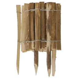 Bordure en noisetier