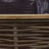 Potager carré en noisetier et pin