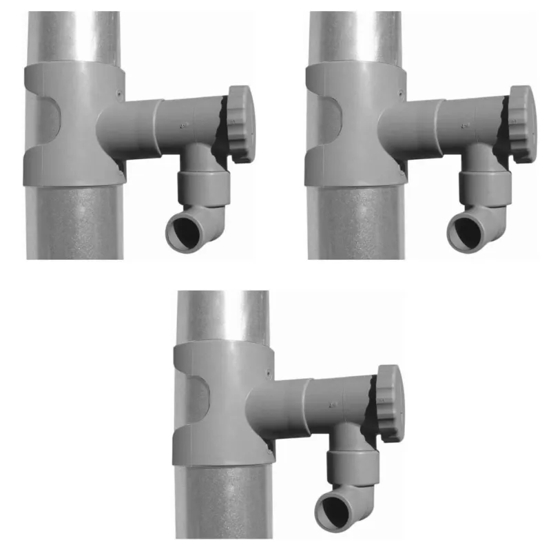 Récupérateur d'eau pour gouttière circulaire (Lot de 3)