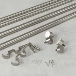 Tringle à rideaux nickel Cappa