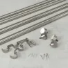 Tringle à rideaux nickel Cappa
