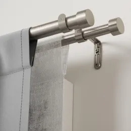Tringle à rideaux nickel Cappa