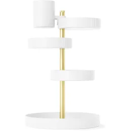 Organisateur de salle de bain 5 plateaux rotatifs Pirouette