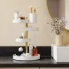 Organisateur de salle de bain 5 plateaux rotatifs Pirouette
