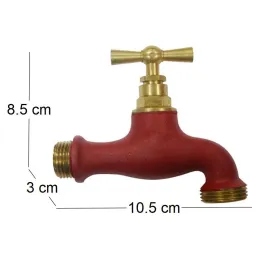 Robinet extérieur laiton coloré
