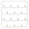 Patère 14 crochets fixation murale ou dessus de porte Estique