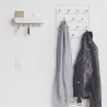 Patère 14 crochets fixation murale ou dessus de porte Estique