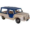 Citroen Mehari en fer blanc et bleu