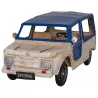Citroen Mehari en fer blanc et bleu