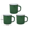 Tasses en émail coloré Classic (Lot de 3)