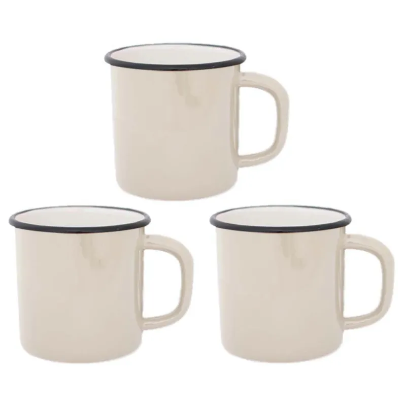 Tasses en émail coloré Classic (Lot de 3)