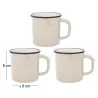 Tasses en émail coloré Classic (Lot de 3)
