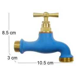 Robinet extérieur laiton coloré