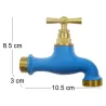Robinet extérieur laiton coloré