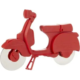Roulette à pizza en plastique Scooter
