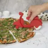 Roulette à pizza en plastique Scooter