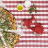 Roulette à pizza en plastique Scooter