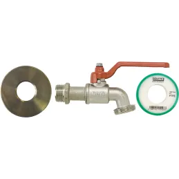Kit adaptateur de cuve 1000l avec robinet 1/4 tour