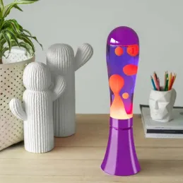 Lampe à poser en aluminium et verre Magma