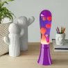 Lampe à poser en aluminium et verre Magma