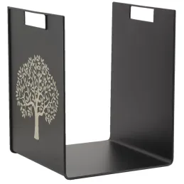 Porte-bûches en métal