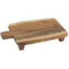 Planche à découper en acacia sur pieds